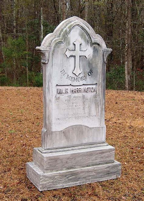 Harrington Halloween Tombstone Cemetery Prop Made To Scale Etsy In