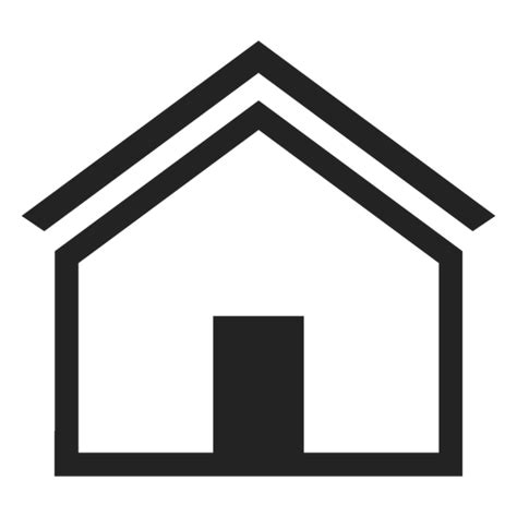Flat Home House Icon Transparent Png And Svg Vector File