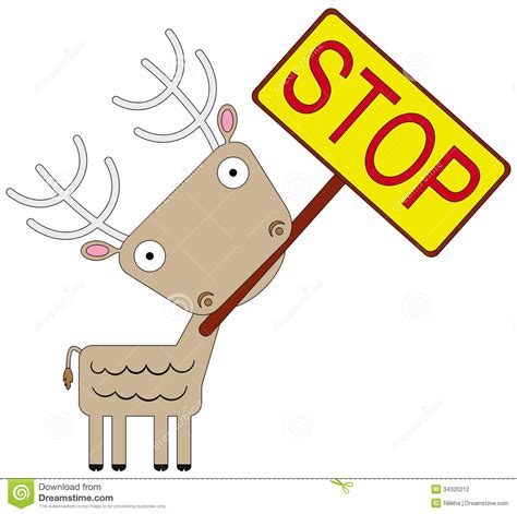 Animal Stop Stock Illustration Illustration Of Word 34320212