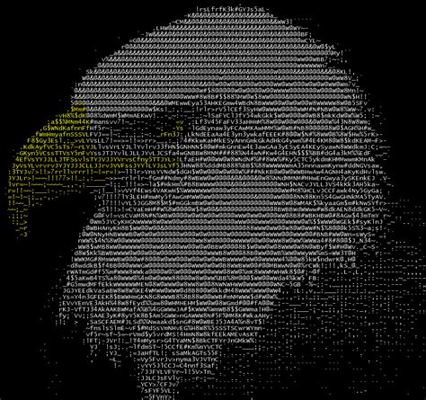 Ascii Eagle By Kdasthenerd On Deviantart