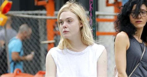 Elle Fanning Goes Braless In SoHo See The Pics