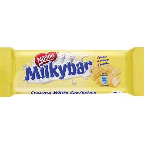 Nestlé Milkybar Chocolate Slab 80g Chocolate Bars Chocolates