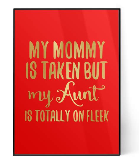 aunt quotes and sayings foil print personalized youcustomizeit