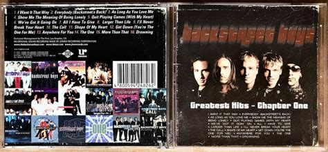 Bsb Greatest Hits Chapter One 2001 Cover Chapter One Backstreet