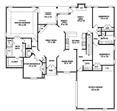 Awesome 6 Bedroom Ranch House Plans New Home Plans Design