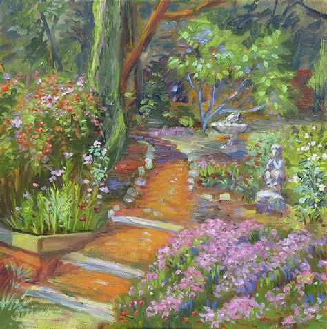 Secret Garden Painting By Dominique Amendola Pixels