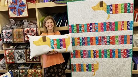 Wiener Dog Quilt All Wrapped Up Pattern Youtube Dinner Easy