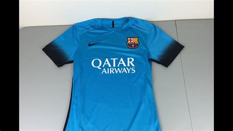 20152016 Authentic Fc Barcelona Third Jersey Night Rising Review 4k