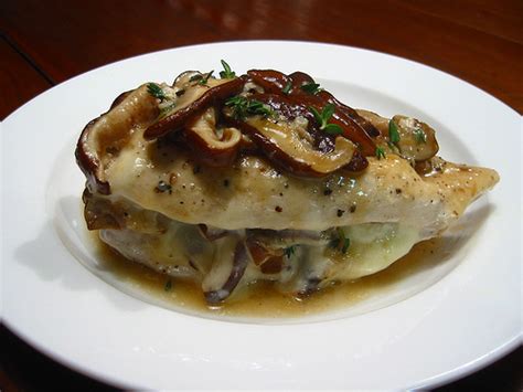 Add mushrooms and sauté another 2 to 3 minutes or until onions are soft. Mushroom Stuffed Chicken Breasts with Madeira Sauce ...