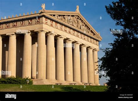 The Parthenon Replica At Centennial Park Nashville Tennessee Usa