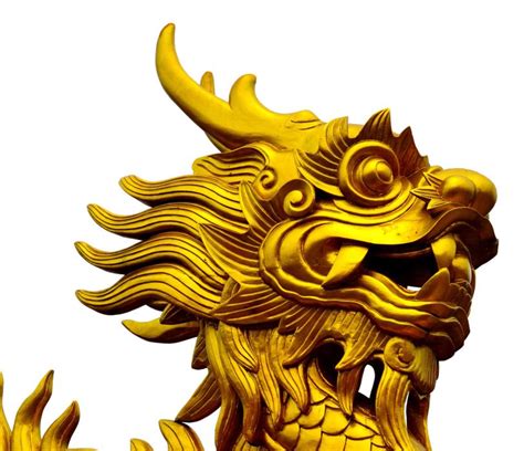Dragon Gold Golden Statue Free Image Download