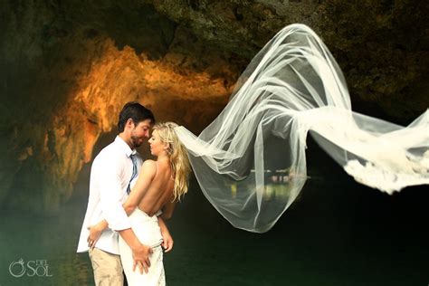 Adam And Eve Cenote Trash The Dress Emily And Scotty