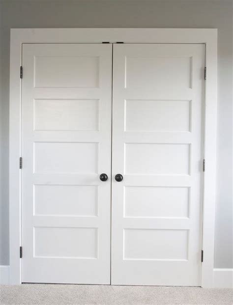 5 Panel Shaker Style Doors French Closet Doors Interior Door Styles