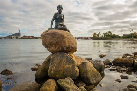 Copenhagen Denmark The Monument Of The Little Mermaid In Copenhagen