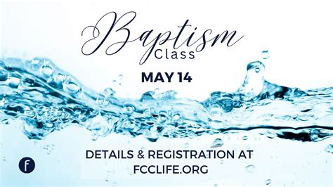 Baptism Class — Fellowship Community Church