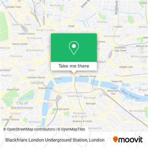 How To Get To Blackfriars London Underground Station In City Of London
