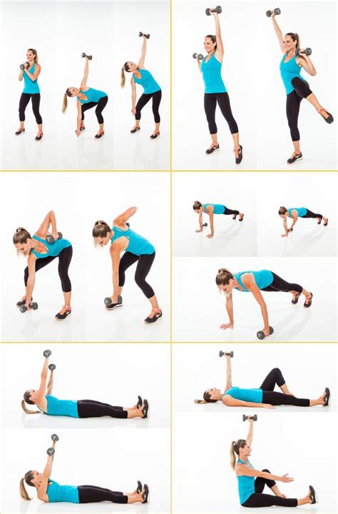 Weighted Core Exercises To Elevate Your Abs Circuit Dumbbell Ab Workout Abs Workout Ab