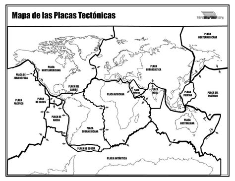 Mapa De Las Placas Tectonicas Para Colorear Porn Sex Picture