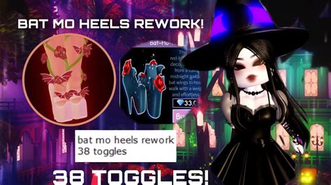Royale High Bat Mo Heels Rework Itzpie Youtube