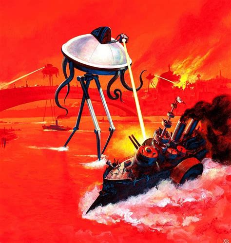 Original Cover Art By Jack Gaughan For The Second War Of The Worlds