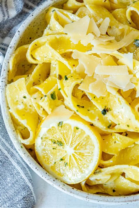 Creamy Lemon Garlic Pasta Sweet Cs Designs