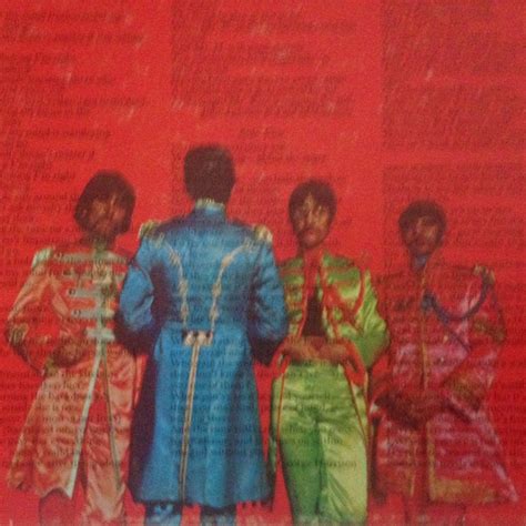 Cropped From Back Album Cover Of Original Sgt Peppers Lhcb Saved As