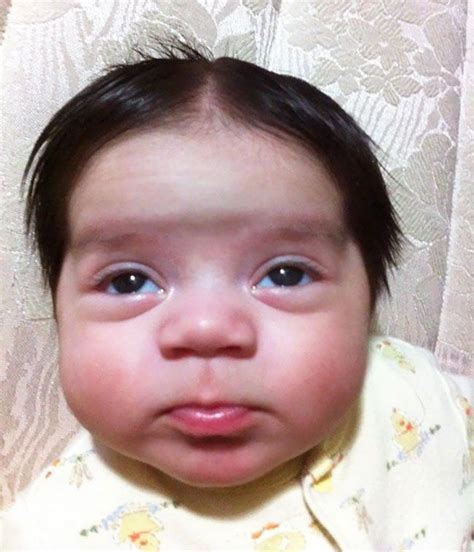 20 Babies Born With The Fullest Heads Of Hair Youve Ever Seen Chubby