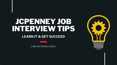 Jcpenney Job Interview Tips Learn It And Get Succeed