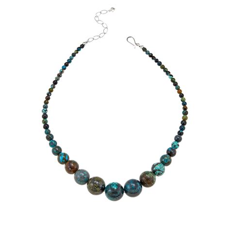 Jay King 18 Multicolor Hubei Turquoise Graduated Bead Necklace
