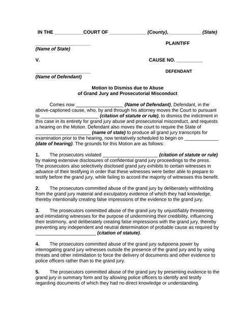 Prosecutorial Misconduct Form Fill Out And Sign Printable Pdf
