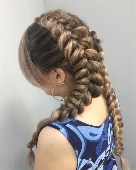 Cool Pigtails Hairstyles From Dutch And French Braid Pigtails To