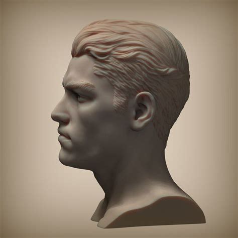 3d Zbrush Mans Head Zbrush Male Face Digital Sculpting