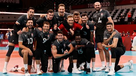 canadian men s volleyball team gets much needed win over venezuela the globe and mail
