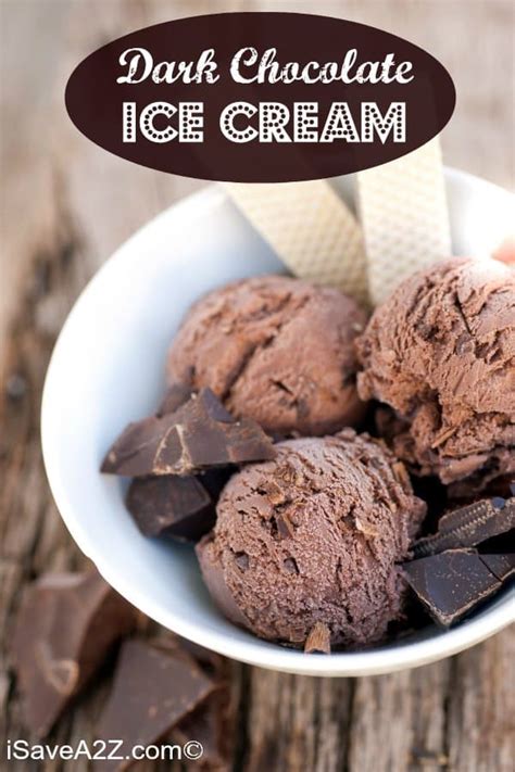 Easy Dark Chocolate Ice Cream Recipe Delicious And Fast