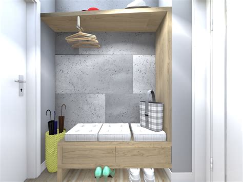 Projekt I Aran Acja Ma Ego Przedpokoju W Mieszkaniu W Bloku Styl Skandynawski Alcove Bathtub