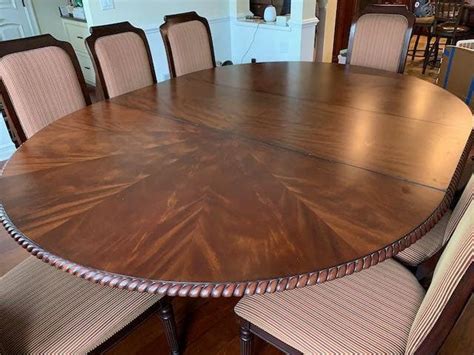Gorgeous Mahogany Dining Room Table With 8 Chairs Manasquan Nj Patch