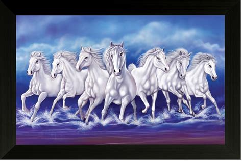 937 Hd Wallpaper Of 7 White Horses Free Download Myweb