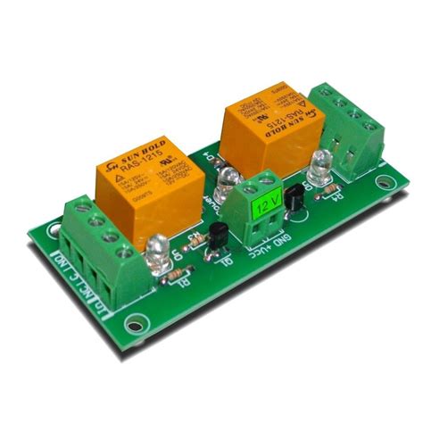 Relay Board 12v 2 Channels For Raspberry Pi Arduino Picavr
