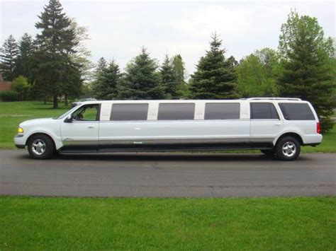 Find Used Lincoln Navigator Stretch Limo 66k Miles White Limousine In