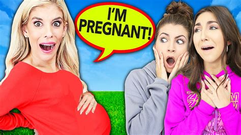 First Time Pregnant With Best Friends Spending 24 Hours Revealing And Surprising My Giant Prank