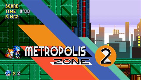 Metropolis Zone Act 2 Sonic Mania By Alex13art On Deviantart