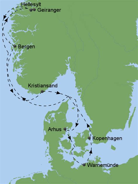 In skagen, an der nordspitze von jütland und dänemark treffen nordsee und ostsee in einem hypnotischen wasserschauspiel aufeinander. StepMap - Highlights der Ostsee ab/bis Warnemünde ...