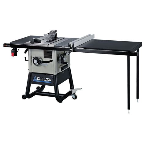 The fence that comes with your table saw is fine for ripping wood where the wood is lying flat on the table. Delta 15 Amp 10 in. Left Tilt Contractor Saw with 52 in ...