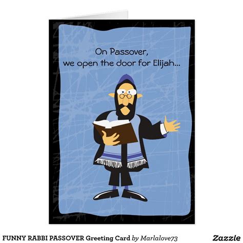 Funny Rabbi Passover Greeting Card In 2020 Passover Greetings Happy Passover