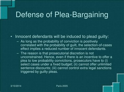 ppt law and economics of plea bargaining powerpoint presentation free download id 81879