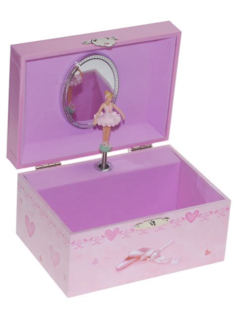 The fun style has many surprises with a lift up lid that reveals a dancing ballerina and plays music, to the door that opens. Ballerina Ballet Musical Jewellery Box — The Jewel Shop