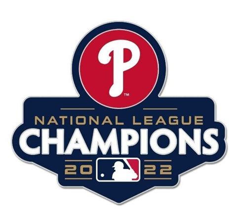 2022 Philadelphia Phillies Pin Nlcs National League Champions Mlb World