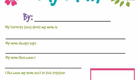 fun activity mother's day worksheets