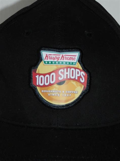 Krispy Kreme Doughnuts Hat Adult Shops Employee Uniform Black Cap