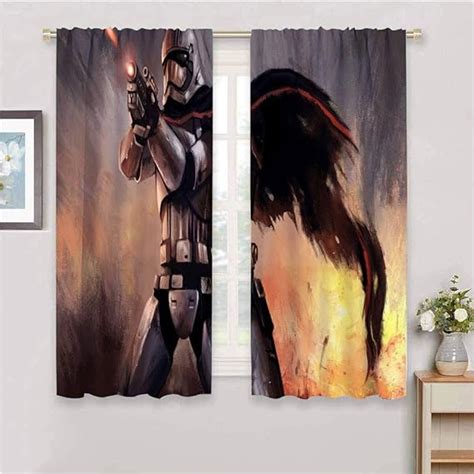 Diliteck Blackout Window Curtains Star Wars Star Wars The Force Awakens